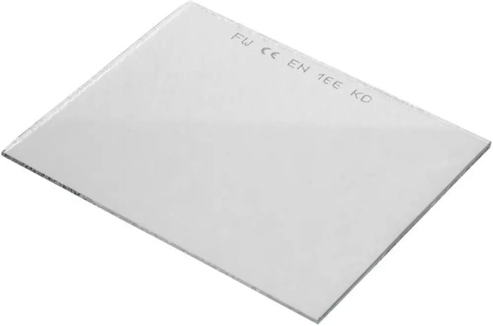 Lentille de verre pour bouclier de soudure – 90×110 mm – transparent