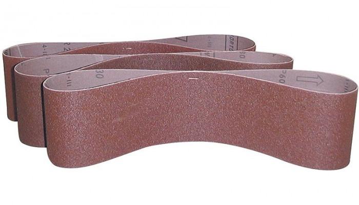 Bandes abrasives 50 X 686 grain 80 pour ponceuse G55108 – lot de 3