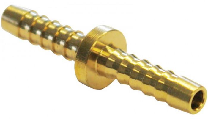 Raccord double tuyau cannelé 6 mm – 2 pièces