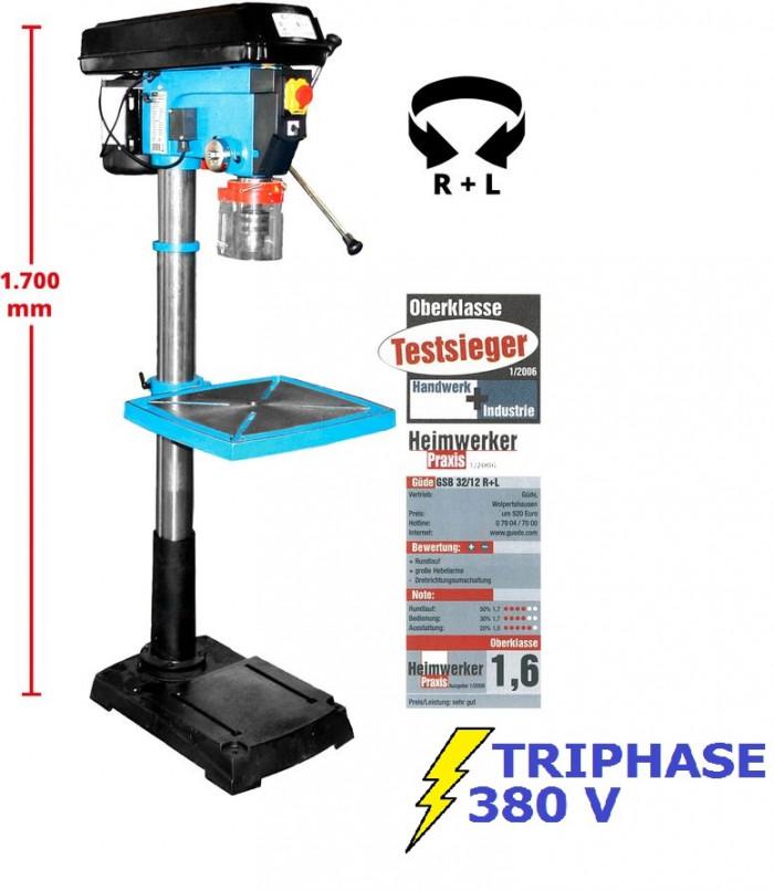 Perceuse à colonne GSB32 – 1500 W 400 V