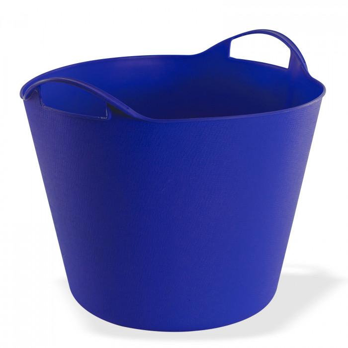 Panier flexible multifonctions 25 litres Bleu / Jardin – linge – bois