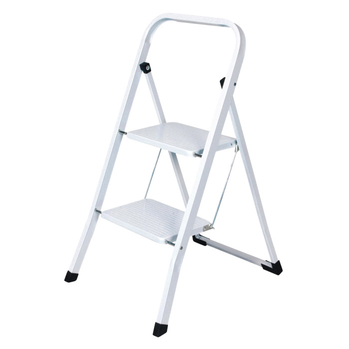 Marchepied 2 marches – Blanc – Escabeau