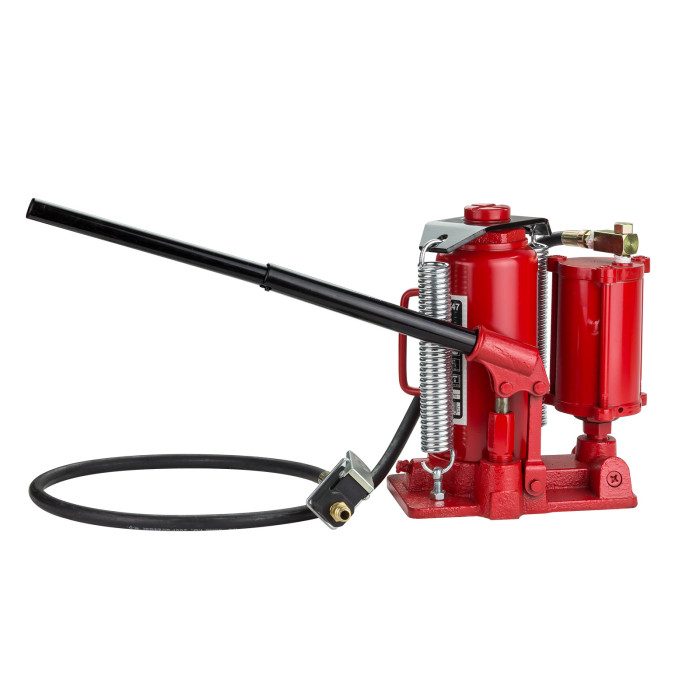 Cric Hydraulique ET pneumatique – 12 Tonnes – Hauteur maxi 460 mm