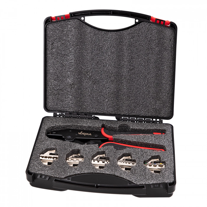 Pince à sertir pour cosses électriques CW 6 – coffret 6 pièces