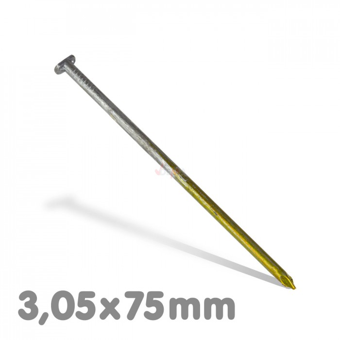 Clous pour cloueuse D18556 – 3,05 x 75 mm