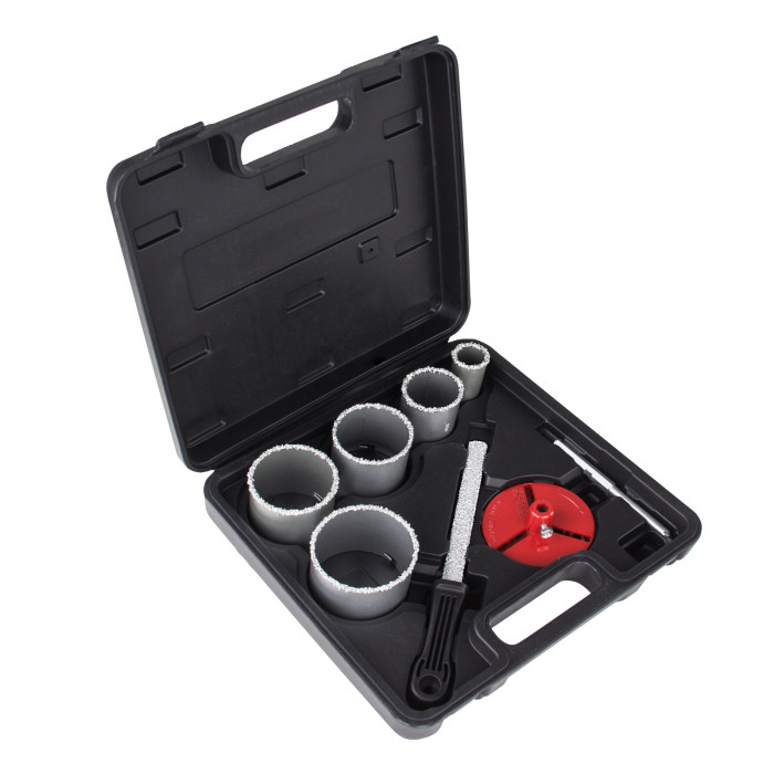 Scie cloches – Coffret de 8 PC – profondeur de coupe 55 mm