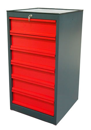 Armoire servante d&rsquo;atelier 6 tiroirs