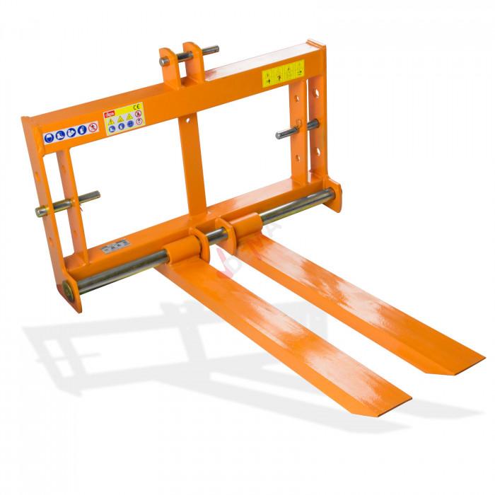 Fourches lève palettes pour tracteur – 3 points – 700 kg – Cat I + II