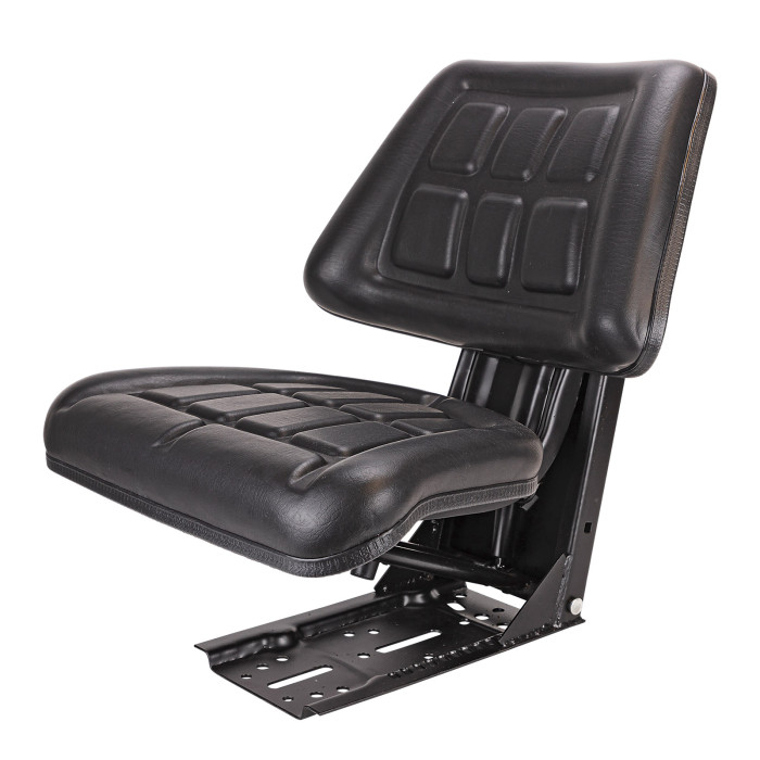 Siège tracteur sans accoudoirs DTS 130 F – noir