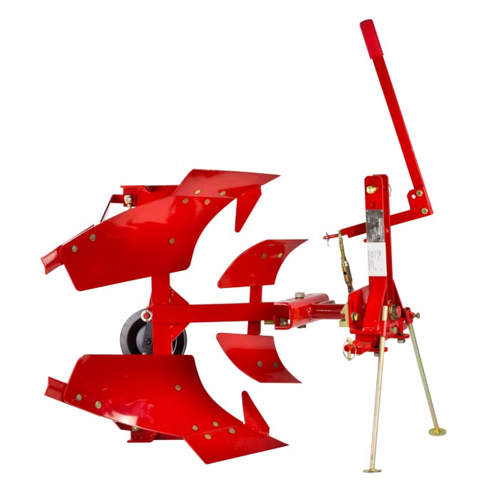 Charrue Brabant réversible DDF 1 pour tracteur Attelage 3 points Cat 1