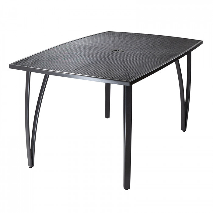 Table de jardin en métal maillé « Vancouver » 1500 x 900 x 720 mm