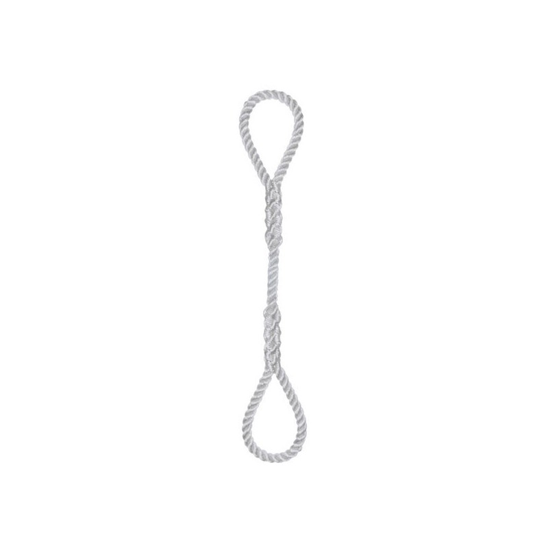 ÉLINGUE CORDAGE POLYPROPYLÈNE  » Épissée main  » – 2 grandes boucles 4404