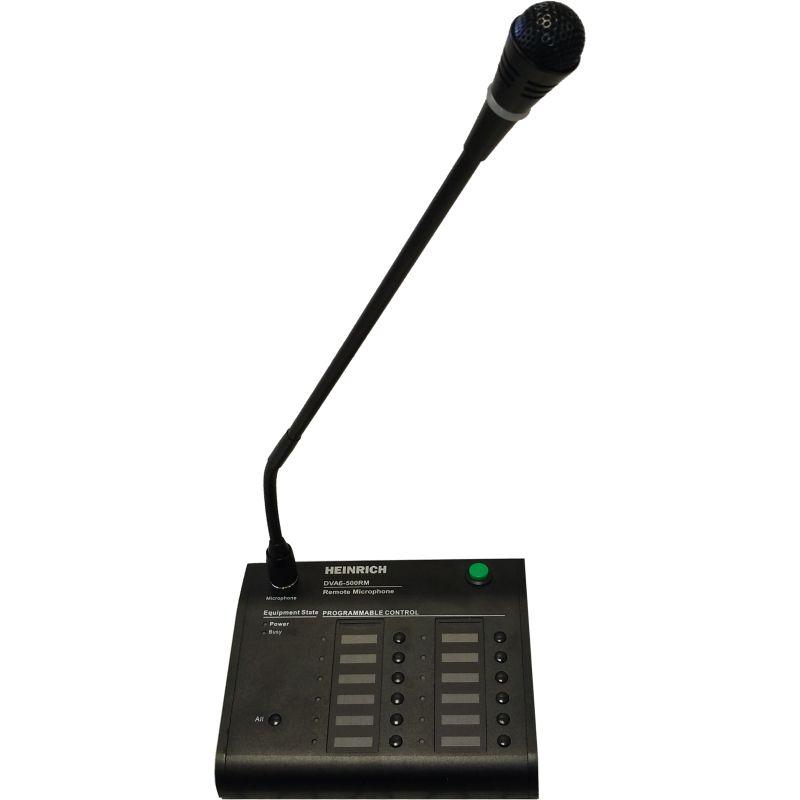 Golmar DVA6-500RM microphone d&rsquo;évacuation 12 zones