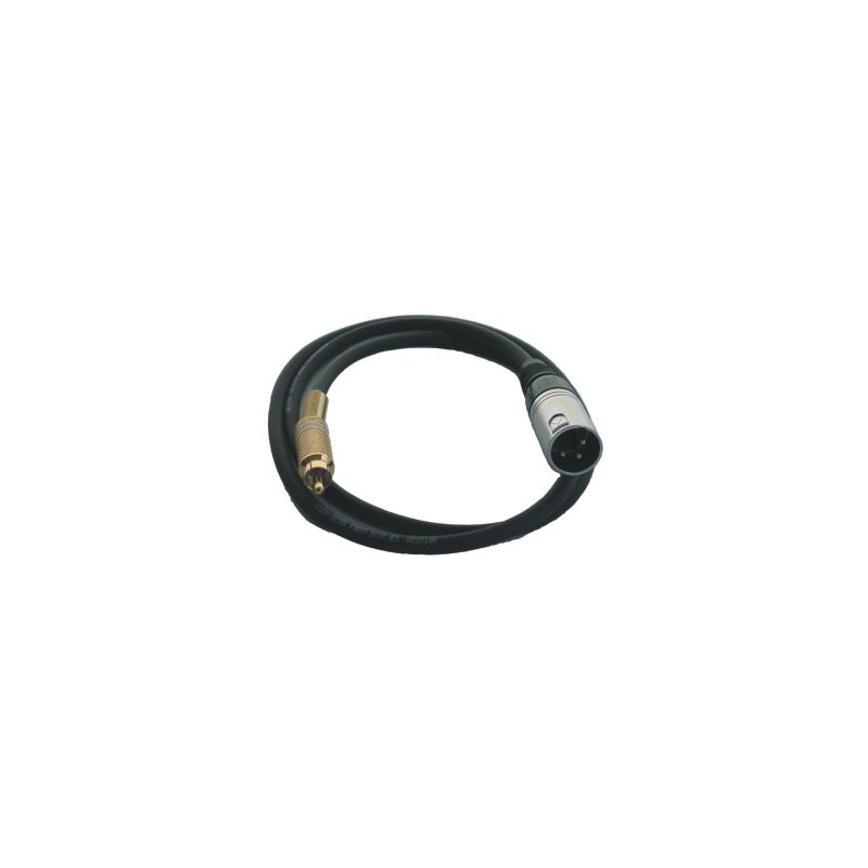 Golmar RCA-M/XLR-M câble de connexion 1m