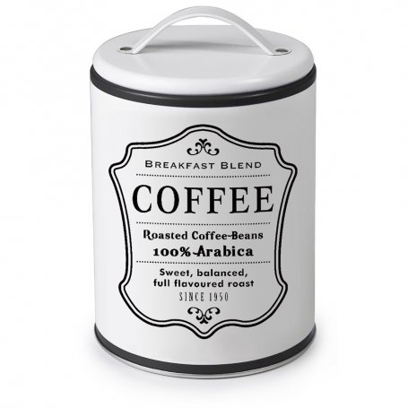 Pot de café blanc avec poignée Ibili
