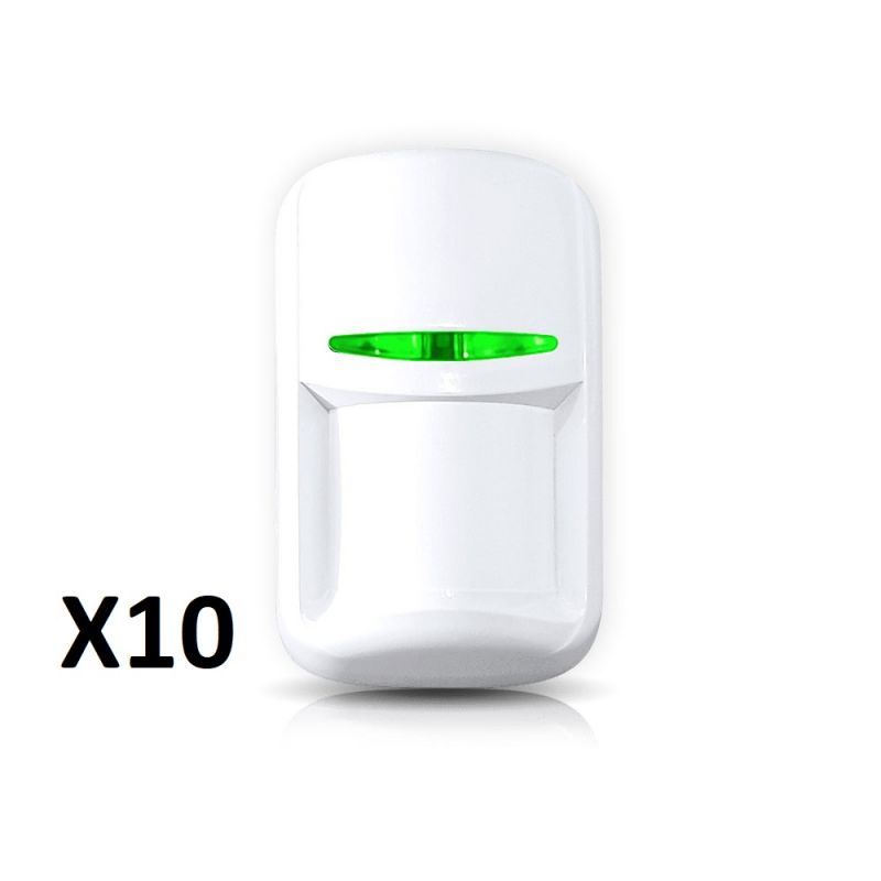 U-PROX U-ProxPIRWHITEPACK10 PACK 10 Détecteur U-Prox PIR avec…
