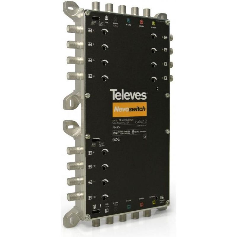 Multiswitch 5x5x12 F Terminal/Cascadable Televes 714504