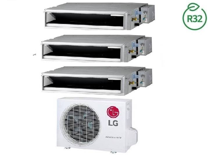 Climatiseur gainable LG Split (essai) 12 000 + 12 000 + 12 000 BTU R-32 avec MU4R25 U22