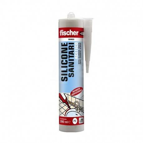 Mastic sanitaire acétique anti-moisissure blanc SAS BI 280 ml