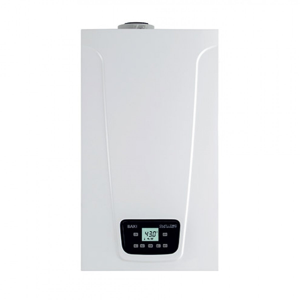 Chaudière à condensation au méthane Baxi Duo-Tec Compact E 24 kW, code A7722082 – Fournie avec kit d&rsquo;évacuation des fumées