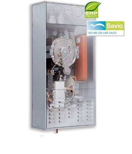 Chaudière à condensation Savio Ediliadens E 35S pour installation intégrée au gaz méthane, avec kit d&rsquo;évacuation des fumées.