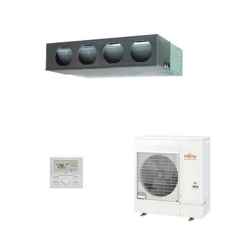 Climatiseur gainable General Fujitsu série KMLA R-32 45 000 BTU ARXG45KMLA avec commande infrarouge